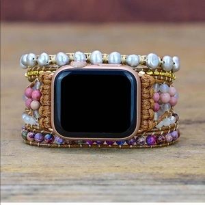 Cape Diablo Healing Pink Tourmaline Apple Watch Strap